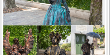 Începe spectacolul statuilor vivante