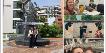 GALERIE.Două studente de la Științe Economice din Oradea, selectate să studieze în Thailanda. Simina și Simona, vedete la televiziunea Universității Naresuan