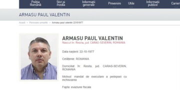 Un afacerist bănățean și soția lui, daţi în urmărire după ce au fost condamnați definitiv la puşcărie pentru evaziune fiscală de peste 4,5 milioane de euro