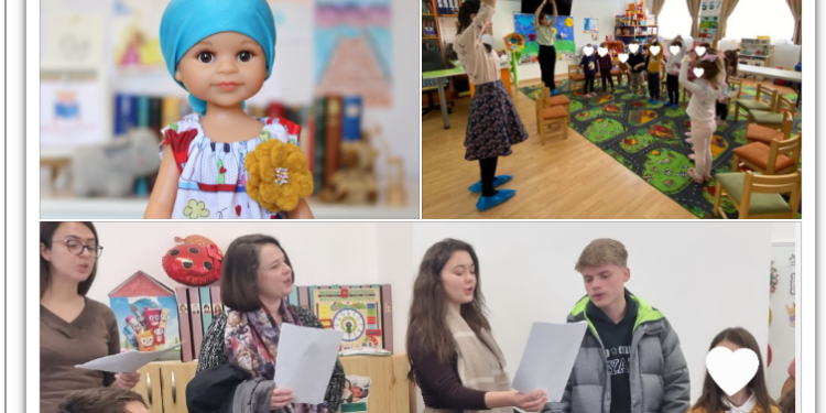 GALERIE. Un startup social al profesoarelor și studentelor de la Universitatea Emanuel ajută fetițele bolnave de cancer să treacă prin traumă ca în basme. Oferă cadou păpușa oncologică