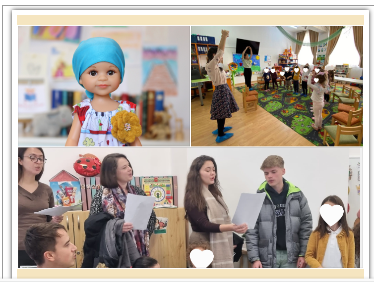 GALERIE. Un startup social al profesoarelor și studentelor de la Universitatea Emanuel ajută fetițele bolnave de cancer să treacă prin traumă ca în basme. Oferă cadou păpușa oncologică