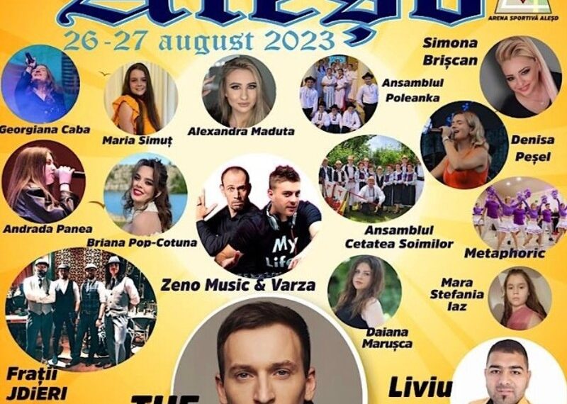 Mii de oameni așteptați la petrecerile ocazionate de Zilele Aleșdului