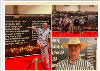 GALERIE. Orădeanul care dirija traficul aerian, cântăreţ country premiat cu Best Duo of the Year la Red Carpet Award Show. Marian Filip are trei nominalizări la Nashville