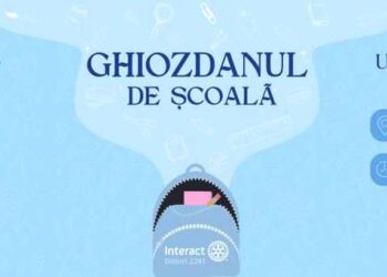 Începând de azi, putem dona rechizite și hăinuțe pentru ca 63 de copii să meargă la școală. Acțiune Interact „Ghiozdanul de şcoală”
