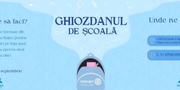 Începând de azi, putem dona rechizite și hăinuțe pentru ca 63 de copii să meargă la școală. Acțiune Interact „Ghiozdanul de şcoală”
