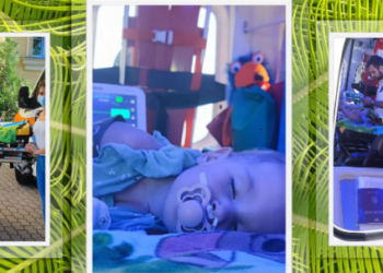 Pentru Ambulanța Copiilor și 5 lei contează. Lora, micuța de doi ani cu encefalită virală severă, cu insuficiență hepatică, a ajuns la Budapesta