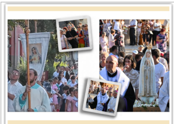 GALERIE. Mii de oameni la procesiunea cu statuia Fecioarei Maria de la Fatima