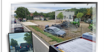 Păziți cu mascații după ce s-au răsturnat cu mașinile la intrarea în Oșorhei. Romii care s-au urmărit în trafic, la audieri