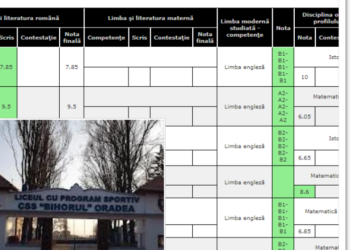 Singurul elev din Bihor cu medie peste 9 la Bac-ul din toamnă e de la Liceul cu Program Sportiv