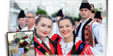 VIDEO. GALERIE. Au făcut senzație în fața a mii de oameni cu Nunta din Bihor, așa cum a fost pusă în scenă de veteranii ansamblului acum 50 de ani