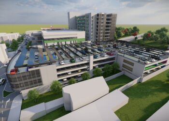 GALERIE. Cine va face parcarea supraetajată de 45 de milioane de lei de la Spitalul Județean Oradea