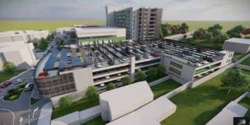 GALERIE. Cine va face parcarea supraetajată de 45 de milioane de lei de la Spitalul Județean Oradea