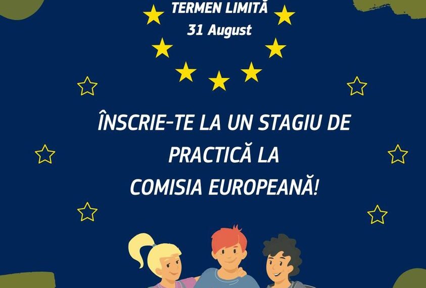 Stagii plătite în instituții europene. Au început înscrierile