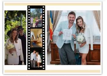 VIDEO. GALERIE. Milionarul orădean Edy Kovacs s-a căsătorit cu fiica lui Mircea Baniciu