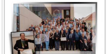 Personalitate în lumea vinului. Oenologul Dorin Popa, Colanul de Aur și Diploma de Onoare acordat de Federation Internationale des Confreries Bachiques din Paris