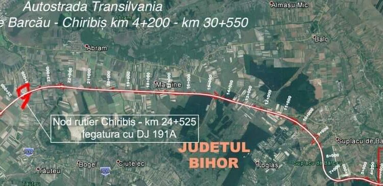 Secțiunea Suplacu de Barcău-Chiribiș are constructor român. Ar fi primul contract la nivel de autostradă pe care îl vor gestiona