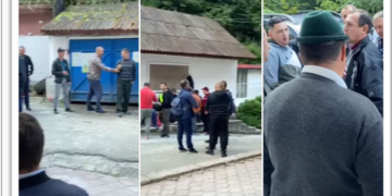 A fiert iar Mina Băița. Salariații neplătiți de două luni, protest spontan