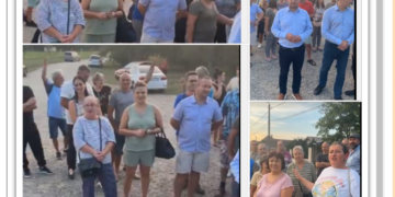 „Să vină domn primar! Să vină domn primar!.. Domn primar veniți, nu ne mai refuzați. Că dacă nu, venim noi în Primărie”