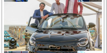 GALERIE. Mașinile momentului, în parcarea Era Park, la Top Expo. Cum arată mașină, ediție limitată,  făcută în colaborare cu celebrul tenor Andrea Bocelli