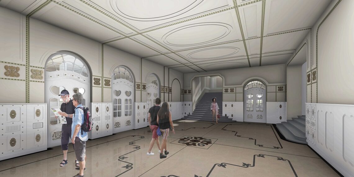 GALERIE. Cum va arăta un loc unde s-au înfiripat multe povești de dragoste, refăcut acum pe bani europeni.E doar o parte din ansamblu-monument