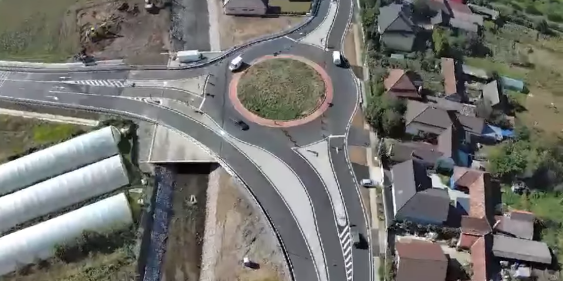 VIDEO.S-a deschis circulației tronsonul de nord al centurii Aleșd