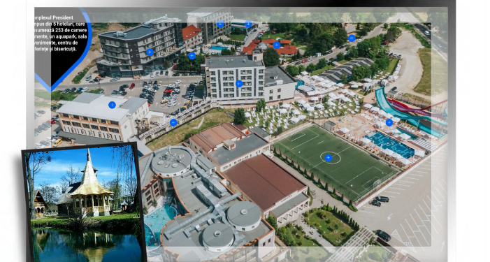 Jean Podilă, proprietarul President, a construit o biserică în complex. Mitropolitul Ardealului o va sfinți duminică
