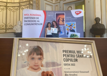 Cel mai bun proiect pentru sănătatea copilului în anul 2022/2023  a fost cel al Universității Emanuel din Oradea