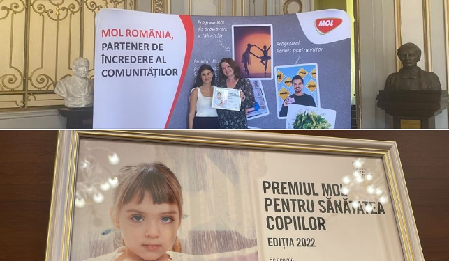 Cel mai bun proiect pentru sănătatea copilului în anul 2022/2023  a fost cel al Universității Emanuel din Oradea