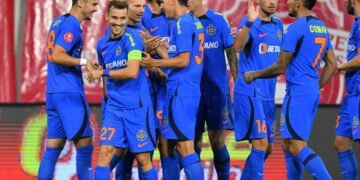 Vedetele FCSB, antrenament, azi, la Universitatea Oradea