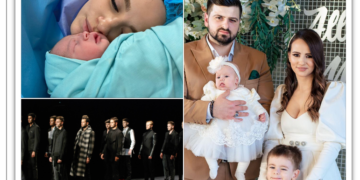 Celebrul designer orădean Giuliano Sabău și soția sa Bianca, părinți pentru a treia oară