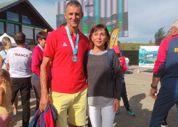 I-a dedicat soției sale medalia obținută la Campionatul European master Pescara