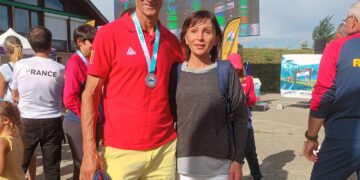 I-a dedicat soției sale medalia obținută la Campionatul European master Pescara