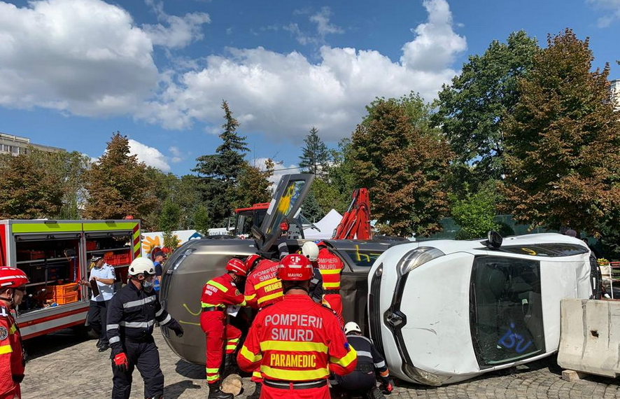 Bihorenii, printre cei mai buni salvatori din țară în Competiţia Naţională de Descarcerare şi de Acordare a Primului Ajutor Calificat