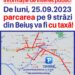 Începând de luni, 25 septembrie, parcarea pe 9 străzi din Beiuș e cu plată. Un abonament persoane juridice cu rezervare – 1.000 lei/an