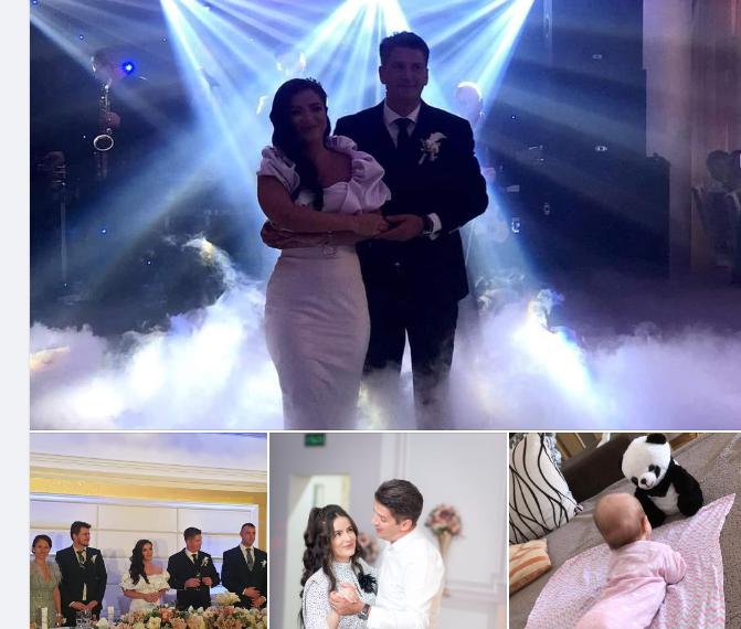 Primarul de Derna plutește de fericire. Și-a sărbătorit nunta de hârtie alături de medicul Claudia Aitonean și de fiica lor Olivia