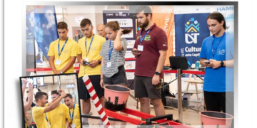 GALERIE.Provocați să construiască un robot în 48 de ore. Au venit acasă învingători