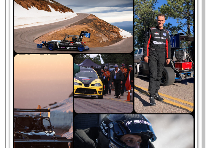 GALERIE. Povestea singurului român, orădeanul Andrei Mirașca, care a călătorit jumătate de lume pentru o cursă pe Pikes Peak – Muntele Americii.„Cursele mi-au salvat viața…„