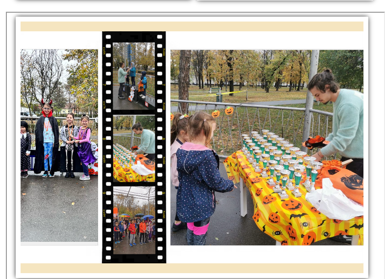 Atletul Mark Fandly a organizat “Halloween Cros”. 120 de puști au venit alături de el să sărbătorească în ploaie