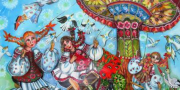 GALERIE. De 10 ani, jurnalistul Mircea Stroe scrie o poveste de succes în arta naivă. El aduce starurile artei naive la Oradea