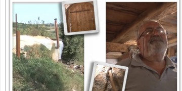 VIDEO. GALERIE. Bihoreanul care și-a săpat casa într-un deal. A făcut-o după ce a construit o astfel de casă în Spania. „Tot timpul mi-am dorit o casă mai aparte„