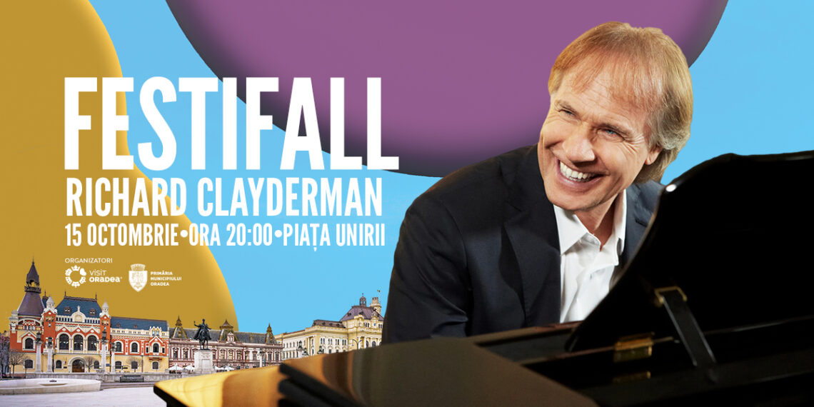 Richard Clayderman, concert în această seară, în Piața Unirii