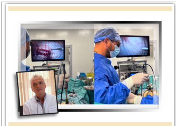 Tumoră gigant  de 6 litri, extirpată laparoscopic de un medic orădean