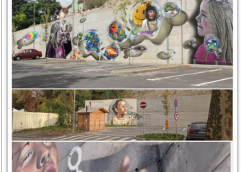 Patru artiști din Oradea dau culoare unei zone gri. Un desen mural de 660 mp va trezi copilul interior al celor care merg în zona Parcului Brătianu