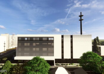 Clădire cu antenă 5 G, în spatele Poliției Muncipale. Va găzdui serverele pentru un cloud de servicii electronice, CMUAT și-a dat avizul