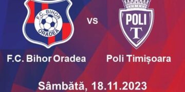 Ziua derby-ului. FC Bihor-Poli Timișoara, „derby-ul vestului” din Liga 3 se joacă în nocturnă