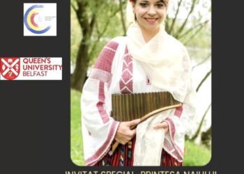 Prințesa naiului, Oana Lianu, cântă de Ziua Națională, la Belfast