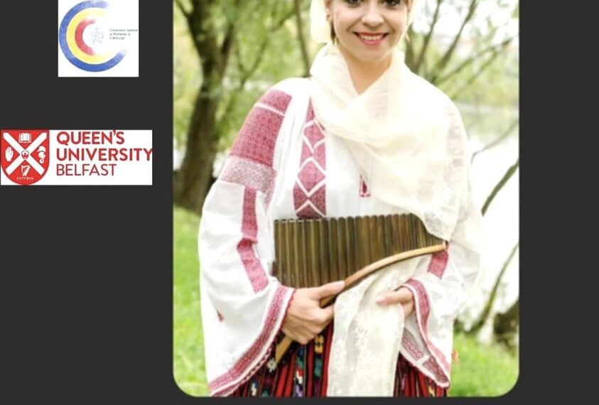 Prințesa naiului, Oana Lianu, cântă de Ziua Națională, la Belfast