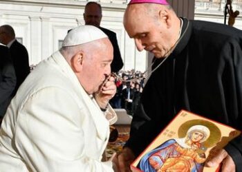 Ce i-a spus Papa Francisc Preasfințitului Virgil Bercea la audiența generală de azi