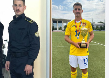 Adam Achim, tânărul care a jonglat între două lumi: cea a fotbalului și cea a sistemului penitenciar. Cooptat în echipa Națională a României I.P.A de fotbal
