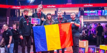 Roboții echipei Universității din Oradea au excelat la cea mai spectaculoasă și dificilă competiție de la Robotex International 2023